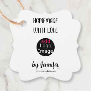 Homemade met Love Professional Custom Logo Beige Bedankjes Labels