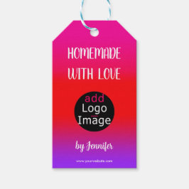 Homemade met Love Professional  Logo Cadeaulabel