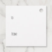 Homemade met Love Rustic Kerstkoekjes Bedankjes Labels (Achterkant)