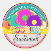 Homemade met Love Sticker (Voorkant)