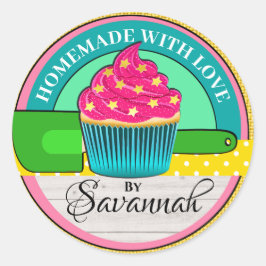 Homemade met Love Sticker