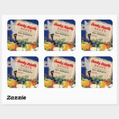 Homemade Mexicaanse salsa personalized canning Vierkante Sticker (Vel)