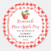 Homemade Mini Apple Pies Label (Voorkant)