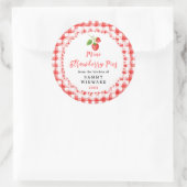 Homemade Mini Strawberry Pies Label (Tas)