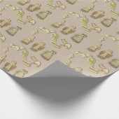 Homemade Natitivity Cookie Kraft Wrapping Paper Cadeaupapier (Hoek)