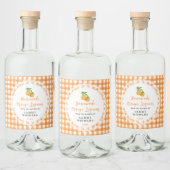 Homemade Orange Liqueur Label Likeurfles Etiket (Flessen)