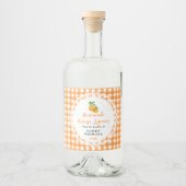 Homemade Orange Liqueur Label Likeurfles Etiket (Voorkant)