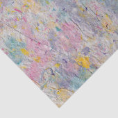 Homemade Paper met kleurrijk pulp-Afbeelding Tissuepapier (Detail)