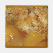 Homemade Peach Cobbler Magneet (Voorkant)