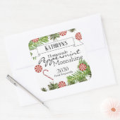 Homemade Peppermint Moonshine Persoonlijk Vierkante Sticker (Envelop)