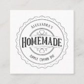 Homemade  Persoonlijke Etiketten Visitekaartjes (Voorkant)