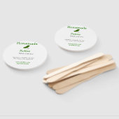 Homemade pickles gemaakt met liefde tekstwebsite t handwaaier (Niet-gemonteerd)