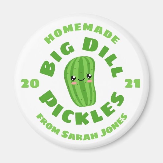 Homemade pickles magneet (Voorkant)