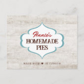 Homemade Pies Briefkaart (Achterkant)