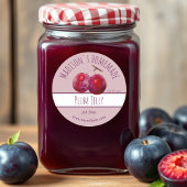 Homemade Plum Jelly Labels