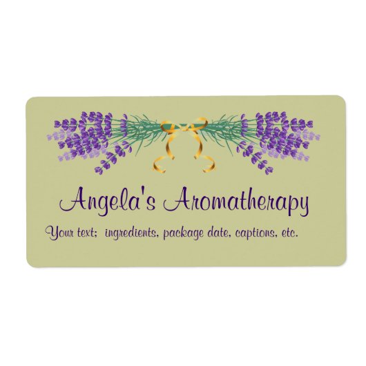 Homemade Potpourri Label (Voorkant)