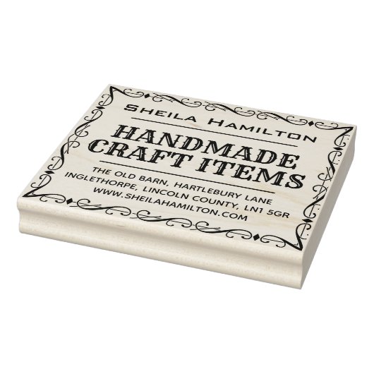 Homemade Products Label Rubberstempel (Stempel)