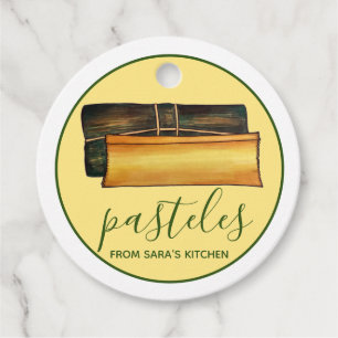 Homemade Puerto Ricaanse pasteles uit de keuken va Bedankjes Labels