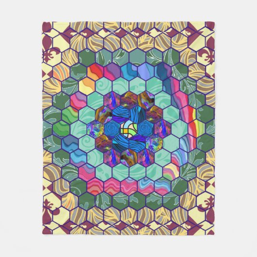 Homemade Quilt Fleece Deken (Voorkant)