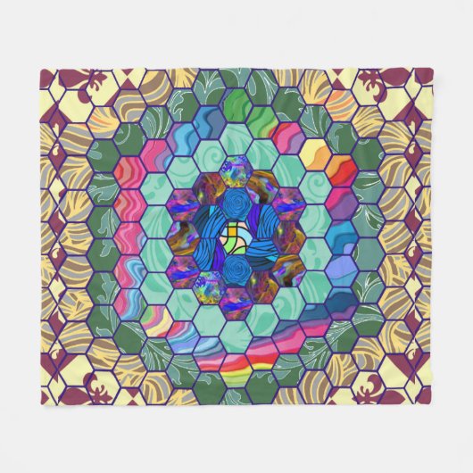 Homemade Quilt Fleece Deken (Voorkant (Horizontaal))