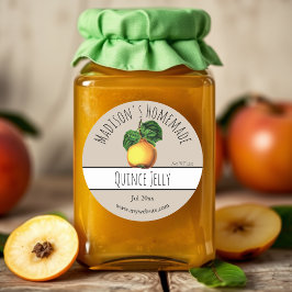 Homemade Quince Jelly Labels