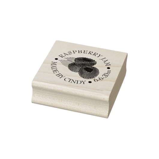 Homemade raaspberry Jam Jelly PReserves, geconserv Rubberstempel (Stempel)