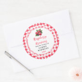 Homemade Raspberry Brownies Label (Envelop)