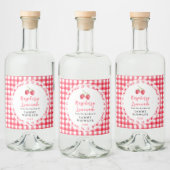 Homemade Raspberry Lemonade Label Likeurfles Etiket (Flessen)