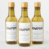 Homemade Rompope Fles Label Wijn Etiket (Flessen)