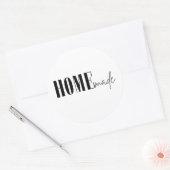 Homemade Ronde Sticker (Envelop)