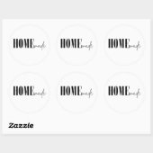 Homemade Ronde Sticker (Vel)