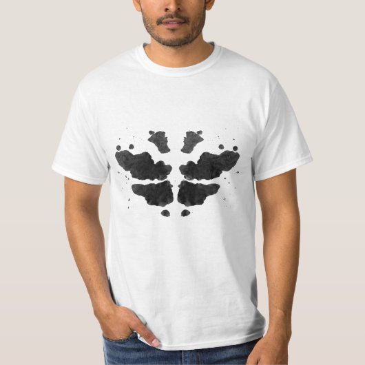 Homemade Rorschach Inkblot T-shirt (Voorkant)