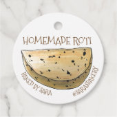 Homemade Roti Indian Chapati Bread van Bedankjes Labels (Voorkant)
