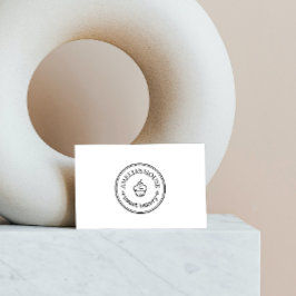 Homemade rustige logo, eenvoudig visitekaartje