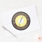 Homemade Rye Bread Label Sjabloon (Envelop)