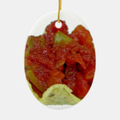 Homemade Salsa Keramisch Ornament (Voorkant)