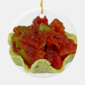 Homemade Salsa Keramisch Ornament (Achterkant)
