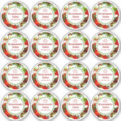 Homemade salsa uit uw keukenbliksetiket sticker (Voorkant)