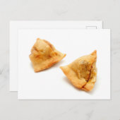 Homemade samosas briefkaart (Voorkant / Achterkant)