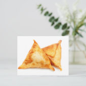 Homemade samosas briefkaart (Staand voorkant)