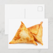 Homemade samosas briefkaart (Voorkant / Achterkant)