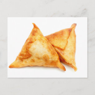 Homemade samosas briefkaart