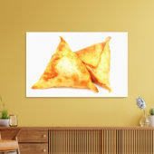 Homemade samosas canvas afdruk (Insitu (Woonkamer))