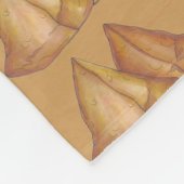 Homemade Samosas Indian Food Cooking Foodie Fleece Deken (Hoek)