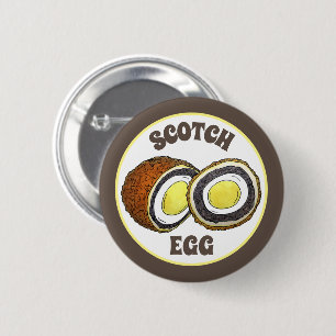 Homemade Scotch Eggs UK British Snack Food Ronde Button 5,7 Cm