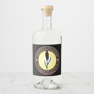 Homemade Sorghum Syrup Label Sjabloon Likeurfles Etiket