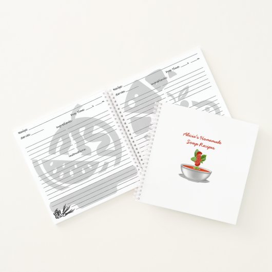  Homemade Soup Recipe Book Notitieboek (Binnen)