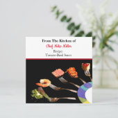 Homemade Spaghetti Tomato Sauce Recipe Kaart (Staand voorkant)