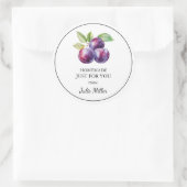 Homemade speciaal voor u pruim label (Tas)