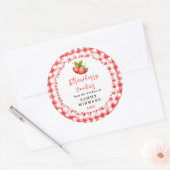 Homemade Strawberry Cookies Label (Envelop)